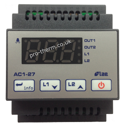 LAE AC1-27TS2RE-B din rail two stage thermostat