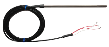 PT100 temperature sensor 6x150mm with 2.0m lead