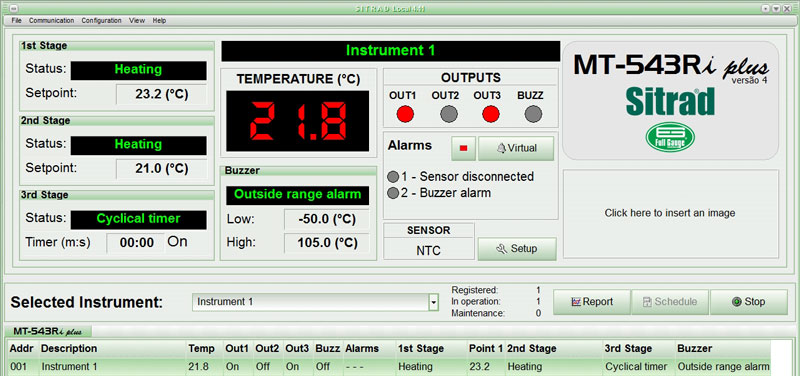 Sitrad remote management software for Full Gauge MT-543 ri Plus